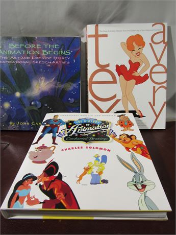 History of Animation Hardback Books, Set of Three