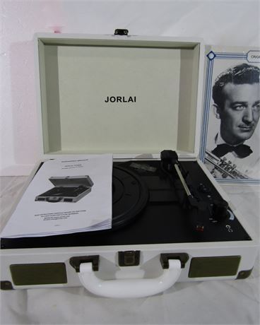 JORLAI TT 300 Turntable, Portable Suitcase Turntable