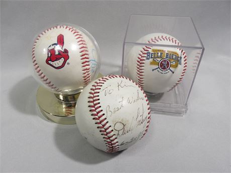 Cleveland Indians Autographed Baseballs
