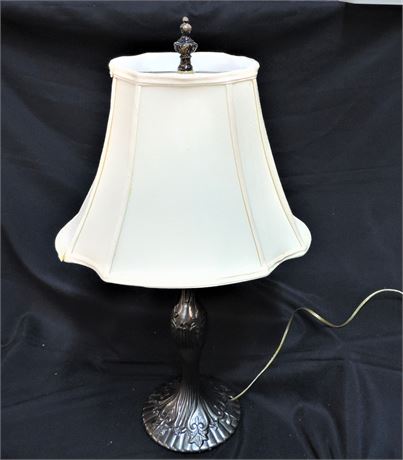 Bronze Style Table Lamp with Shade