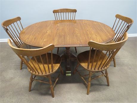 PENNSYLVANIA HOUSE Oak Dining Table Set