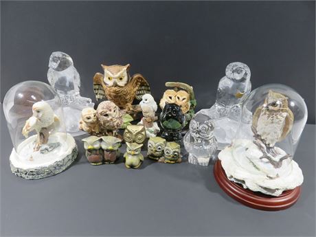 Owl Figurine Lot