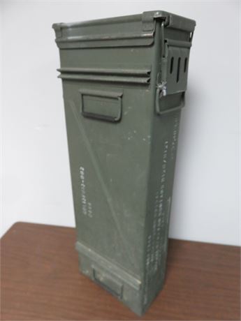 O.D. Green Military Surplus 120mm Ammo Box