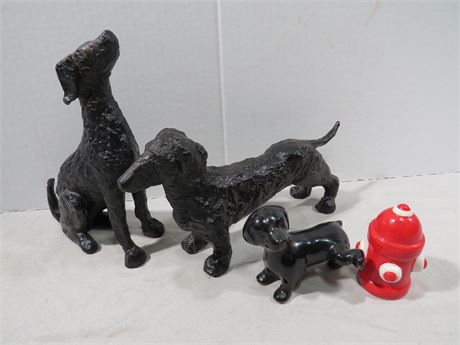 Dog Figurine Sculptures