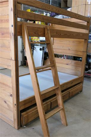 Bunk Beds with Trundle and Ladder