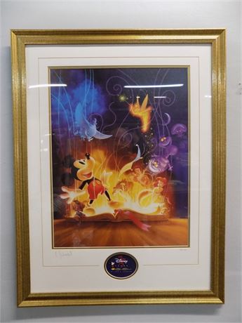 Signed "Mickey's 75 Years of Love and Laughter" Print