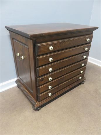 6-Drawer Flat File Document Cabinet