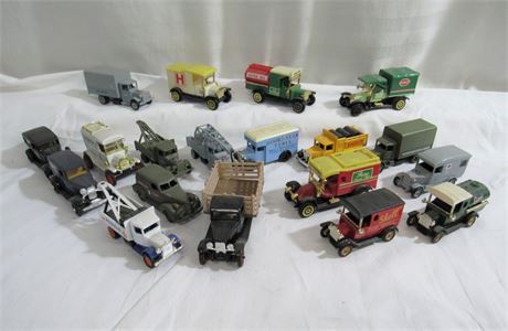 19 Misc. Model Vehicles/Trucks - Ertl & Lledo