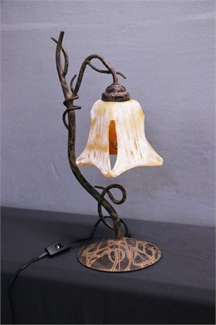 Rustic Artistic Lamp with an Organic Feel