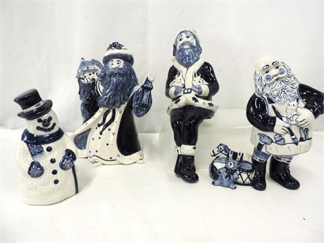 Vintage KPKAU Limited Edition Christmas Figurines
