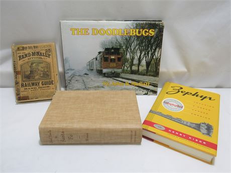 4 Railroad Themed Books
