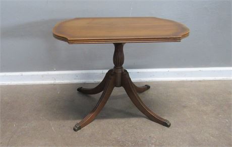Vintage Pedestal Side Table