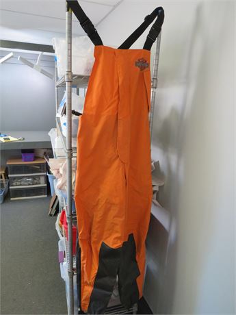 HARLEY DAVIDSON PVC Bib Overall Rain Pants - Size Womens S