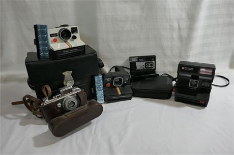Vintage Polaroid, Argus & Disc Camera Lot