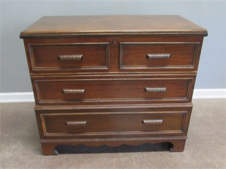 Vintage Roos Cedar Chest with Bottom Drawer