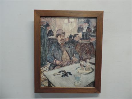 Henri de Toulouse - Lautrec (French 1864-1901) M. BOILEAU CAFE 1893