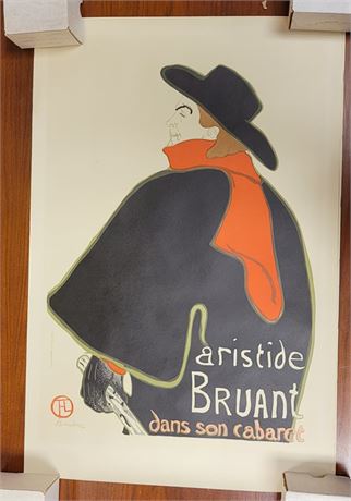 Henri de Toulouse-Lautrec Aristide Bruant in his Cabaret Vintage Reprint