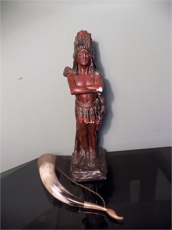 American Chief and Decorative Horn