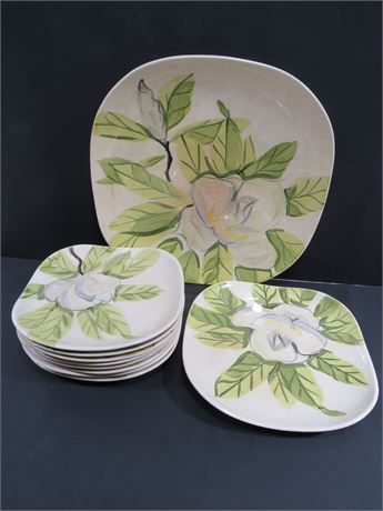 RED WING Pottery Plate Set