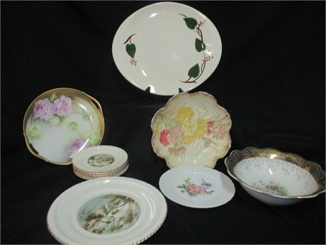 Assorted Vintage 11 Piece China and Plate Set