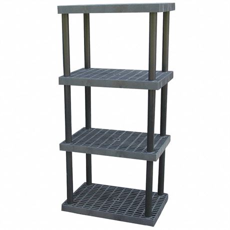 Stackable Shelves in a Heavy Duty Plastic