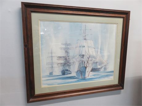 "The Fleet" Clipper Ship Print