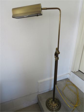 Antiqued Brass Pharmacy Style Lamp
