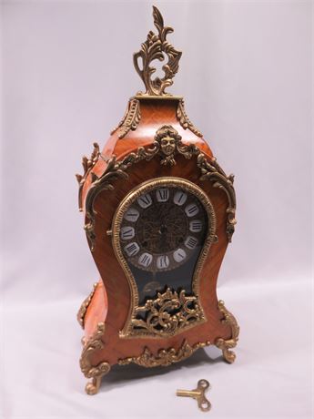 FRANZ HERMLE Louis XV Style Mantel Clock