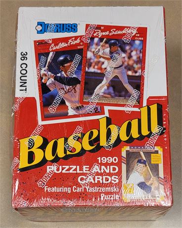 1990 Donruss Baseball Factory Sealed Wax Box