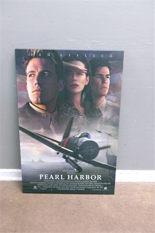 Pearl Harbor Movie Poster on Canvas