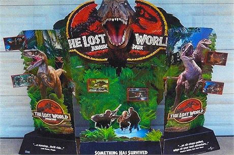 1997 Jurassic Park The Lost World Video Store Display Kit