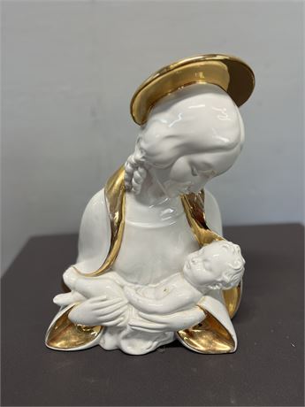 Transitional Design Online Auctions - Porcelain Madonna & Child