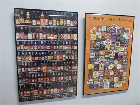 Great Beers of America / Microbrewery Poster Prints