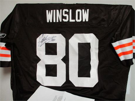 Cleveland Browns Kellen Winslow Signed Jersey with COA #80
