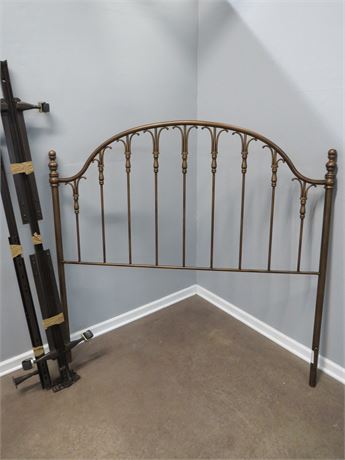 Queen SIze Metal Headboard with Frame