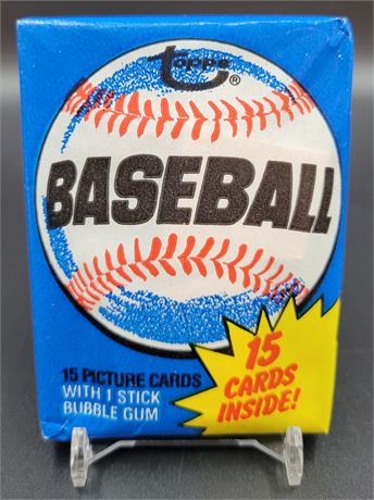 1980 Topps Baseball Factory Sealed Wax Pack Rickey Henderson Rookie?
