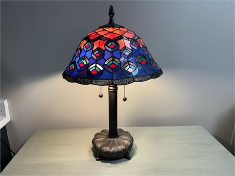 Dale Tiffany Lamp / Peacock Style