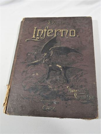 1892 Dante's Inferno - Illustrated by M. Gustave Dore