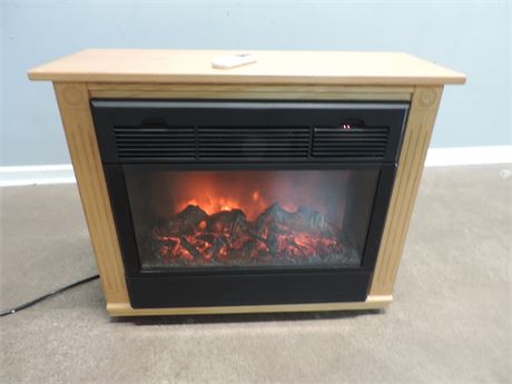HEAT SURGE Electric Fireplace / Casters / Remote