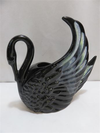 ROYAL HAEGER Black Swan Vase