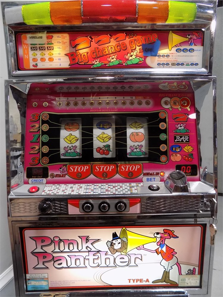 Sold at Auction: PACHISLO SKILL STOP ''SUPER PLANET'' SLOT MACHINE