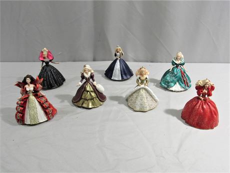 7 Hallmark Holiday Barbie Ornaments
