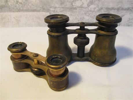 Set of 2- Rare Antique Binoculars and Opera Binoculars
