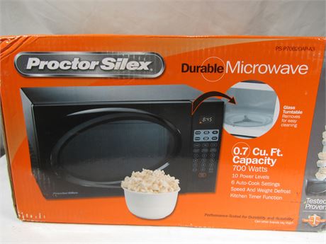 Proctor Silex 0.7 Cu ft Microwave Oven