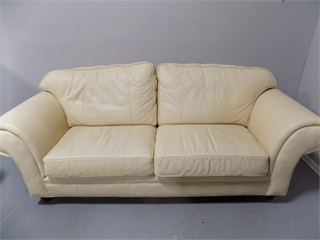 Arhaus Leather Couch
