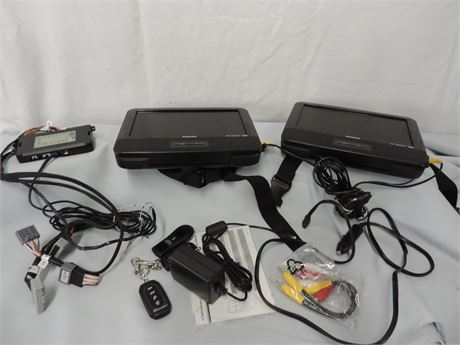 Two Portable DVD Players