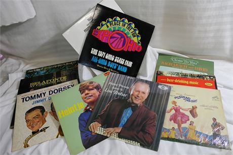 Vintage Lot of 50 Album Covers with albums