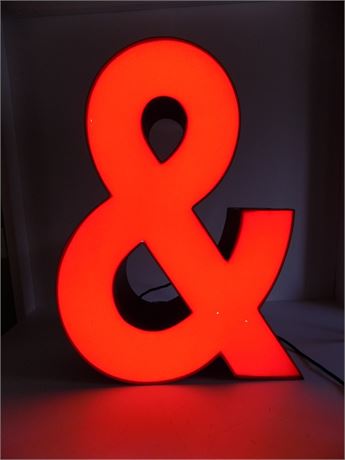Metalic Marquee Lighted Letter
