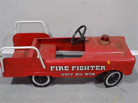 1960's Fire Fighter Pedal Truck