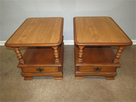 Ethan Allen Matching End Tables, Formica Top